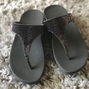 NWOT Fitflop Sandal Gray, size 8